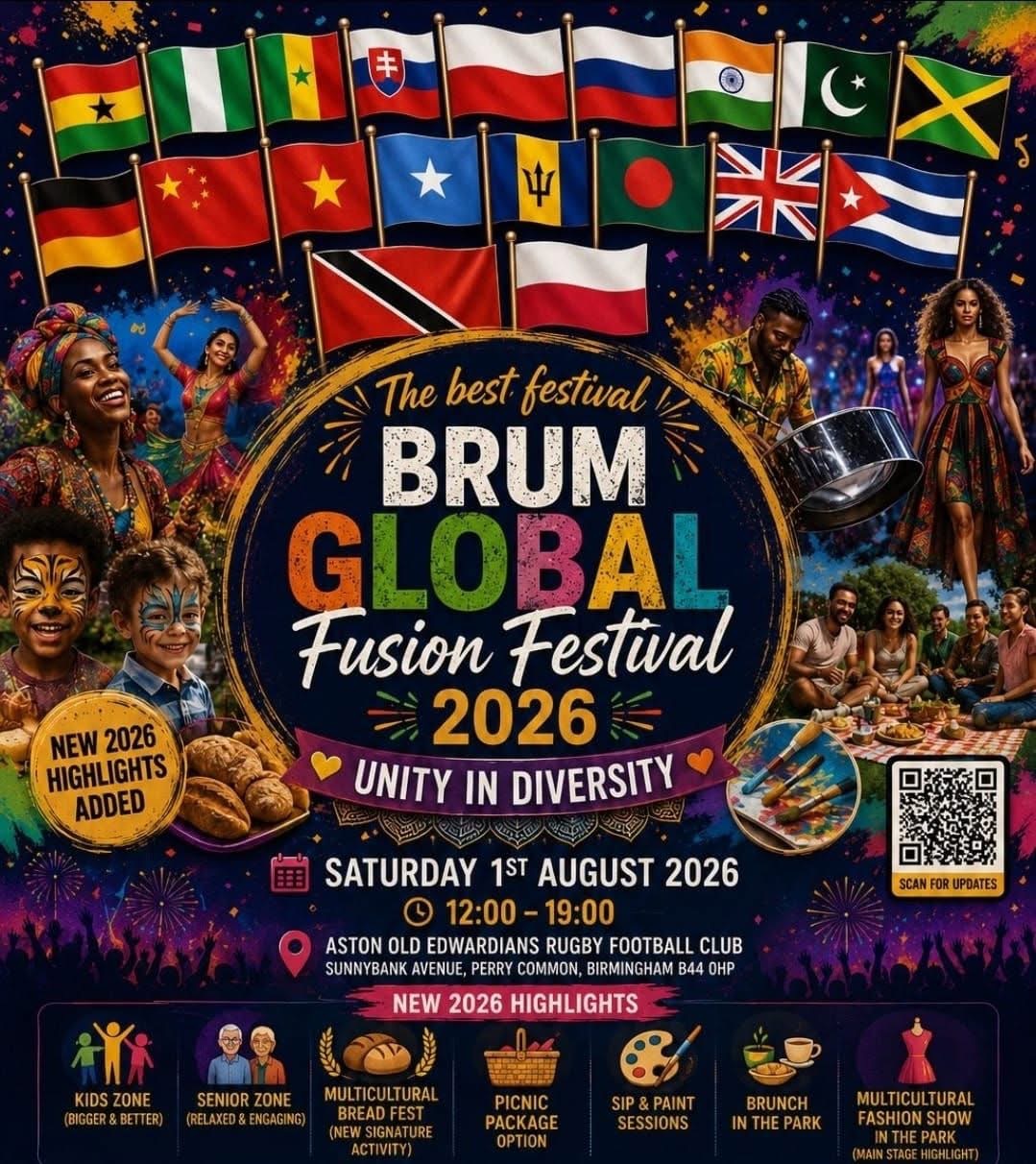 BRUM GLOBAL FUSION FESTIVAL 1st August 2026